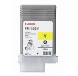 Canon Original PFI-102Y Druckerpatrone - gelb 740 Seiten