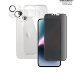 PanzerGlass® 3-in-1 Privacy Schutzset für iPhone 14