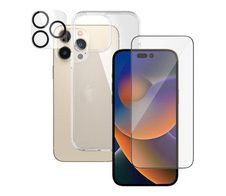 PanzerGlass® 3-in-1 Schutzset für iPhone 14 Pro Max
