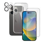 PanzerGlass® 3-in-1 Schutzset für iPhone 14 Pro