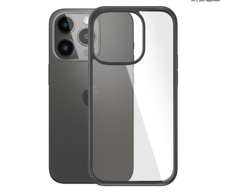 PanzerGlass® Clear Case Black Edition für iPhone 14 Pro