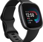 Fitbit Versa 4 Fitness-Smartwatch, Graphit/Schwarz