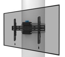 Neomounts WL30S-910BL16 feste Säulenhalterung für 40-75" Bildschirme - Schwarz