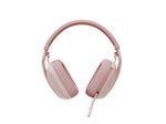 Logitech Zone Vibe 100 Headset (kabellos, rosa)