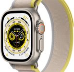Apple Watch Ultra (GPS + Cellular) 49mm Titaniumgehäuse, Trail Loop gelb / beige