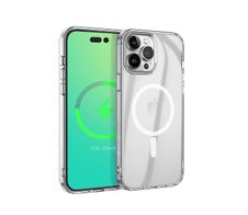 eSTUFF Berlin Magnetic Hybrid Case für das iPhone 14 Pro - Clear