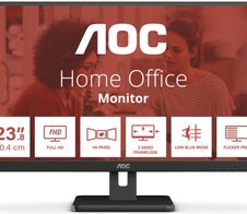 AOC 24E3UM/BK Monitor 60,5 cm (23,8 Zoll)