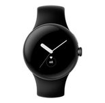 Google Pixel Watch (Wi-Fi) - 41mm in Matte Black mit Sportarmband in Obsidian