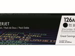 HP Original 126A Toner Doppelpack schwarz 2 x 1.200 Seiten (CE310AD)