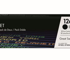 HP Original 126A Toner Doppelpack schwarz 2 x 1.200 Seiten (CE310AD)