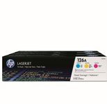 HP Original 126A Toner Tri-Pack cyan, magenta, gelb 1.000 Seiten (CF341A)