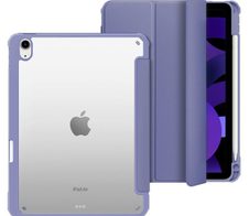 eSTUFF New York Pencil-Case für das iPad 10. Generation, 10.9" - Lavendel/Clear (Bulk)