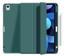 eSTUFF Miami Pencil Case für das iPad 10. Generation, 10.9" - Dark Green PU leather/Clear (Bulk)