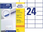 AVERY Zweckform Etiketten 3474 weiß 70,0 x 37,0 mm - 2.400 Stück