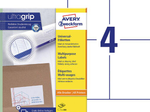 AVERY Zweckform Etiketten 3483 105,0 x 148,0 mm weiß - 400 Stück
