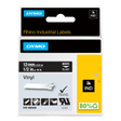 DYMO® Original IND-Schriftband für Rhino, farbiges Vinyl - weiss auf schwarz