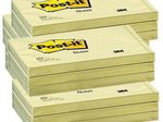 Post-it® Haftnotizen Standard 655 gelb - 12 Blöcke