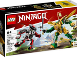 LEGO® Ninjago 71781 Lloyds Mech-Duell EVO
