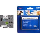 Brother Original P-Touch Farbband schwarz auf weiß (1,2cm x 4m) (TZE-231s)