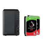 Synology DiskStation DS223 2 Einschübe NAS-Server Leergehäuse +16TB (2x8TB) Seagate Ironwolf SATA 3.5" HDDFestplatten