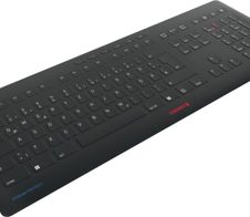 CHERRY Stream Protect kabellose Tastatur - Deutsch - Schwarz