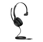 Jabra Evolve2 50 MS Mono Headset On-Ear
