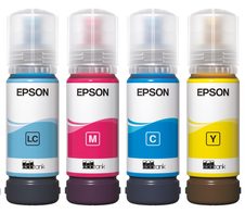 Epson Original EcoTank 107 Tintenflaschen - 6er Multipack schwarz, cyan, magenta, gelb, cyan hell, magenta hell