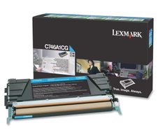 Lexmark Original Toner cyan 7.000 Seiten (C746A1CG) für C746n/dn/dtn, C748e/de/dte