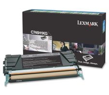 Lexmark Original Toner schwarz 12.000 Seiten (C746H1KG) für C746n/dn/dtn, C748e/de/dte