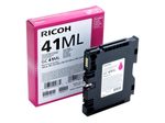 Ricoh Original Type GC 41ML Druckerpatrone magenta 600 Seiten (405767) für 2100N, 3110DN/DNw/SFNw, 3100SNw, 3120B SFNw