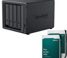 Synology DiskStation DS423+ 4 Einschübe NAS-Server Leergehäuse (DS423+) + 32 TB Synology Plus (2x 16TB)