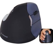 Evoluent VerticalMouse 4 Right - Maus - ergonomisch - Für Rechtshänder - optisch - 6 Tasten - kabellos - USB