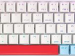 CHERRY MX-LP 2.1 Compact Wireless - Weiß / Blau / Rot