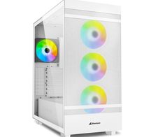 Sharkoon PC Gehäuse Rebel C50 White RGB ATX weiß