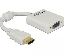 DeLOCK Adapter High Speed HDMI zu VGA weiß