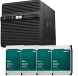 Synology DiskStation DS423 4 Einschübe NAS-Server Leergehäuse + 4x Synology Plus 3.5" SATA 6Gb/s Festplatte 12 TB (48TB)