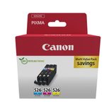 Canon Original CLI-526 Druckerpatronen je 1 x cyan, magenta, gelb (4541B018)