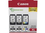 Canon Original PG-545XL + CL-546XL Druckerpatronen Multipack - 2 x schwarz / 1 x farbig (8286B013)