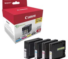 Canon Original PGI-2500XL Druckerpatronen 4er-Multipack - BK/C/M/Y