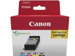 Canon Original CLI-581 Druckerpatronen - 4er Multipack (cyan, magenta, gelb, schwarz) (2103C007)