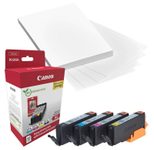 Canon Original CLI-571XL Druckerpatronen - Value Pack + Fotopapier