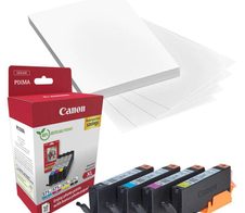 Canon Original CLI-571XL Druckerpatronen - Value Pack + Fotopapier