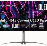 Acer Predator X45 OLED Curved Gaming Monitor 113 cm 44,5 Zoll