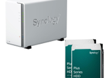 Synology DiskStation DS223J 2 Einschübe NAS-Server Leergehäuse + 2x Synology Plus 3.5" SATA 6Gb/s Festplatte 12 TB (24TB)