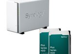 Synology DiskStation DS223J 2 Einschübe NAS-Server Leergehäuse + 16 TB Synology Plus (2x 8TB)