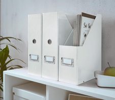 LEITZ Stehsammler Click & Store 6047-00-01 Karton DIN A4 - weiß