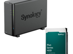 Synology DiskStation DS124 1 Einschub NAS-Server Leergehäuse + 1x Synology Plus 3.5" SATA 6Gb/s Festplatte 12 TB