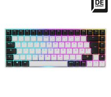 Sharkoon SKILLER SGK50 S3 Gaming-Tastatur Gateron Yellow weiß