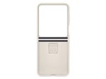 Samsung Silicone Case with Ring für Galaxy Z Flip5 (Cream)