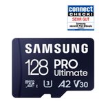 Samsung PRO Ultimate microSD-Speicherkarte inkl. SD Adapter - 128 GB